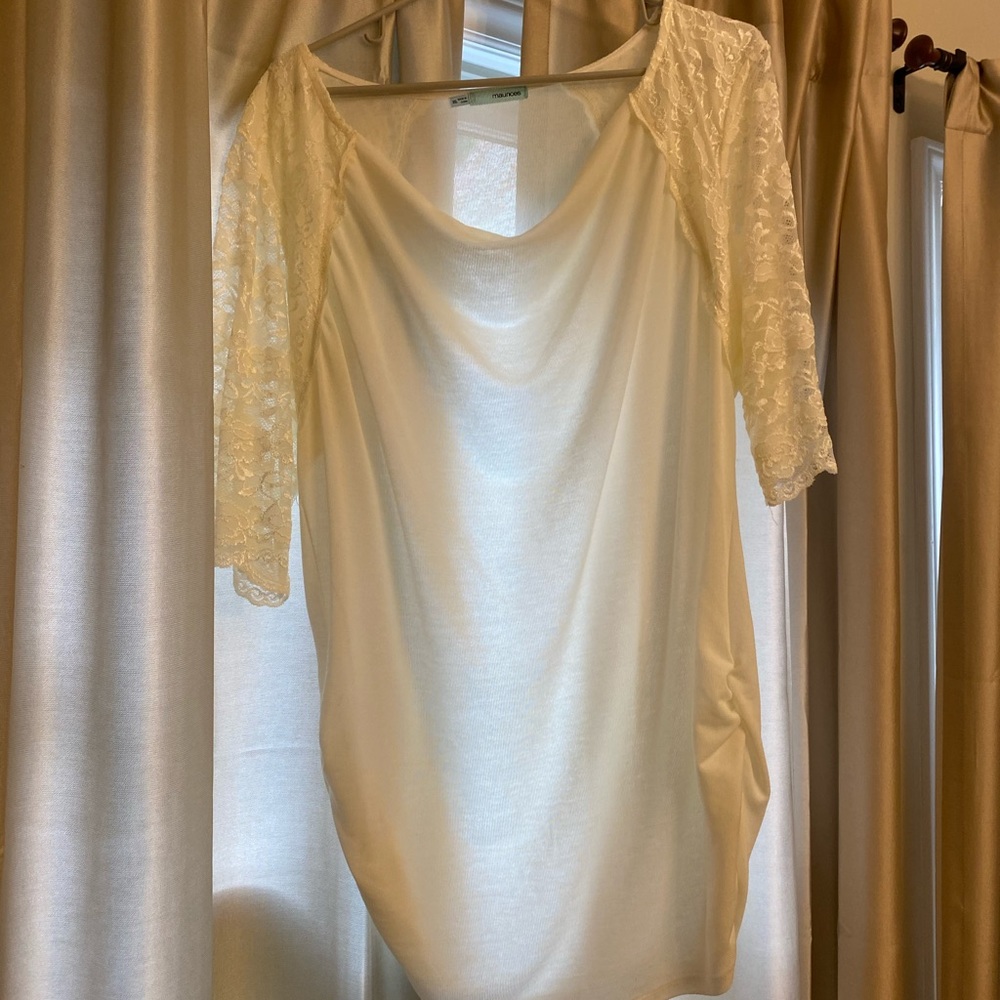 Cream classy top